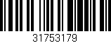 Código de barras (EAN, GTIN, SKU, ISBN): '31753179'