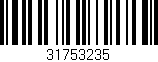 Código de barras (EAN, GTIN, SKU, ISBN): '31753235'