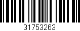 Código de barras (EAN, GTIN, SKU, ISBN): '31753263'