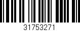 Código de barras (EAN, GTIN, SKU, ISBN): '31753271'