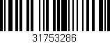 Código de barras (EAN, GTIN, SKU, ISBN): '31753286'