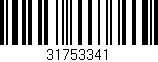Código de barras (EAN, GTIN, SKU, ISBN): '31753341'