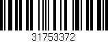 Código de barras (EAN, GTIN, SKU, ISBN): '31753372'