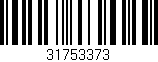 Código de barras (EAN, GTIN, SKU, ISBN): '31753373'
