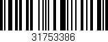 Código de barras (EAN, GTIN, SKU, ISBN): '31753386'