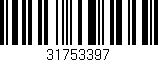 Código de barras (EAN, GTIN, SKU, ISBN): '31753397'