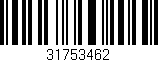 Código de barras (EAN, GTIN, SKU, ISBN): '31753462'