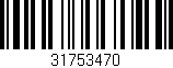 Código de barras (EAN, GTIN, SKU, ISBN): '31753470'