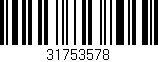 Código de barras (EAN, GTIN, SKU, ISBN): '31753578'