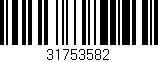 Código de barras (EAN, GTIN, SKU, ISBN): '31753582'
