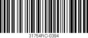 Código de barras (EAN, GTIN, SKU, ISBN): '31754RC-0394'