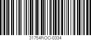Código de barras (EAN, GTIN, SKU, ISBN): '31754ROC-0334'