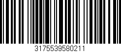 Código de barras (EAN, GTIN, SKU, ISBN): '3175539580211'