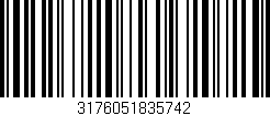 Código de barras (EAN, GTIN, SKU, ISBN): '3176051835742'