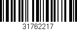 Código de barras (EAN, GTIN, SKU, ISBN): '31762217'