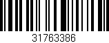 Código de barras (EAN, GTIN, SKU, ISBN): '31763386'