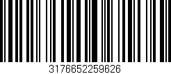 Código de barras (EAN, GTIN, SKU, ISBN): '3176652259626'