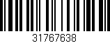 Código de barras (EAN, GTIN, SKU, ISBN): '31767638'