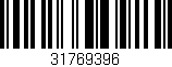 Código de barras (EAN, GTIN, SKU, ISBN): '31769396'