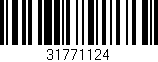 Código de barras (EAN, GTIN, SKU, ISBN): '31771124'