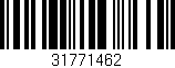 Código de barras (EAN, GTIN, SKU, ISBN): '31771462'