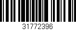 Código de barras (EAN, GTIN, SKU, ISBN): '31772396'