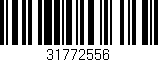 Código de barras (EAN, GTIN, SKU, ISBN): '31772556'