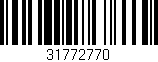 Código de barras (EAN, GTIN, SKU, ISBN): '31772770'