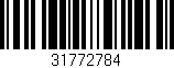 Código de barras (EAN, GTIN, SKU, ISBN): '31772784'