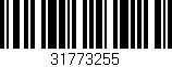 Código de barras (EAN, GTIN, SKU, ISBN): '31773255'