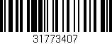 Código de barras (EAN, GTIN, SKU, ISBN): '31773407'