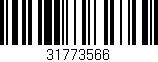 Código de barras (EAN, GTIN, SKU, ISBN): '31773566'