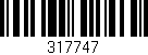 Código de barras (EAN, GTIN, SKU, ISBN): '317747'