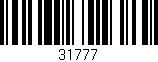 Código de barras (EAN, GTIN, SKU, ISBN): '31777'