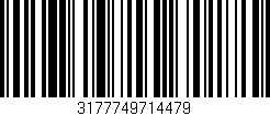 Código de barras (EAN, GTIN, SKU, ISBN): '3177749714479'