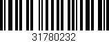 Código de barras (EAN, GTIN, SKU, ISBN): '31780232'