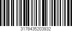Código de barras (EAN, GTIN, SKU, ISBN): '3178435203932'