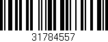 Código de barras (EAN, GTIN, SKU, ISBN): '31784557'