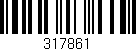 Código de barras (EAN, GTIN, SKU, ISBN): '317861'