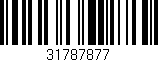 Código de barras (EAN, GTIN, SKU, ISBN): '31787877'