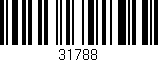 Código de barras (EAN, GTIN, SKU, ISBN): '31788'
