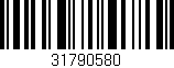 Código de barras (EAN, GTIN, SKU, ISBN): '31790580'