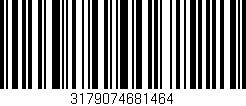 Código de barras (EAN, GTIN, SKU, ISBN): '3179074681464'