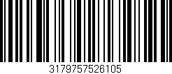 Código de barras (EAN, GTIN, SKU, ISBN): '3179757526105'