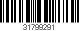 Código de barras (EAN, GTIN, SKU, ISBN): '31799291'