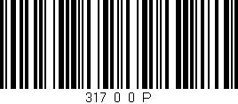 Código de barras (EAN, GTIN, SKU, ISBN): '317_0_0_P'