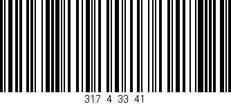 Código de barras (EAN, GTIN, SKU, ISBN): '317_4_33_41'