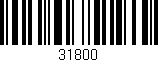 Código de barras (EAN, GTIN, SKU, ISBN): '31800'