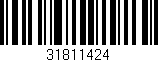 Código de barras (EAN, GTIN, SKU, ISBN): '31811424'