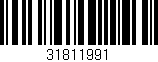 Código de barras (EAN, GTIN, SKU, ISBN): '31811991'